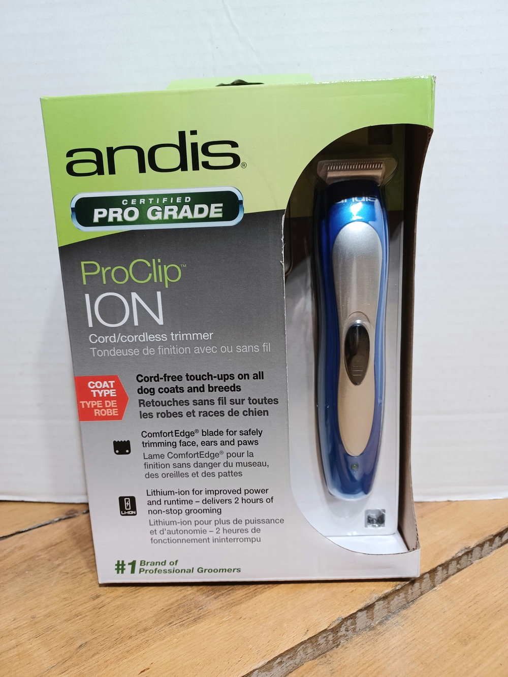 Andis ProClip Ion Cord/Cordless Trimmer BTF3 NEW
